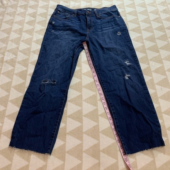 Rewash dark distressed raw hem skinny jeans 30 - Picture 5 of 5